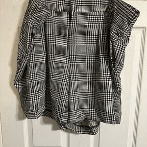 Torrid Black and White Plaid Women's Shorts